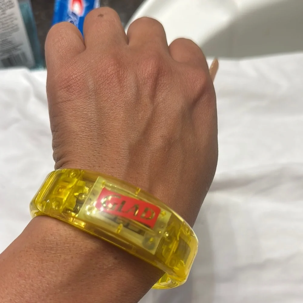 Yellow LED Wearable Wristband